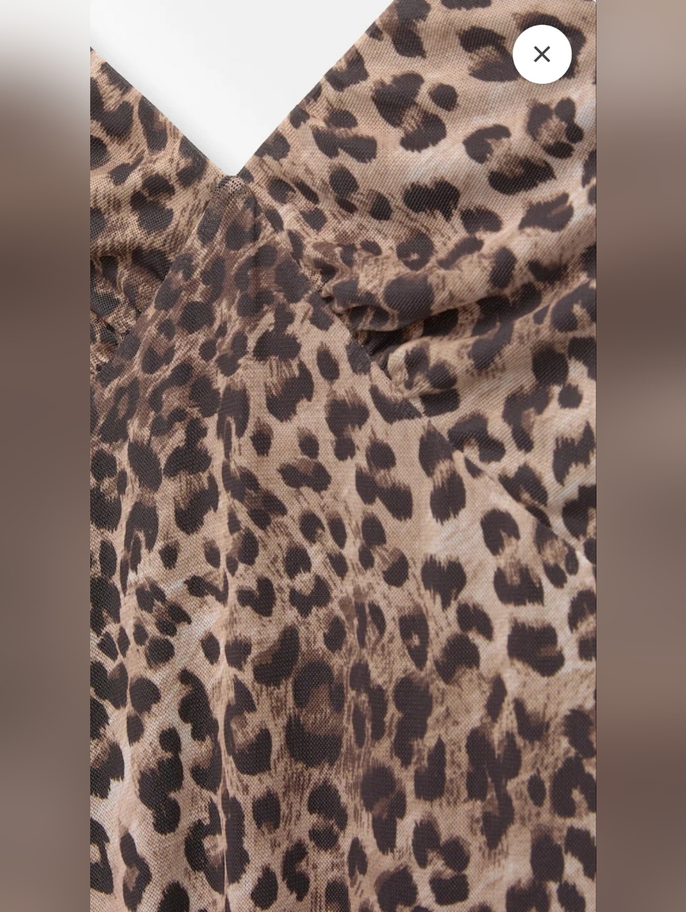 NWT Pull&Bear Brown Leopard Print Slip Dress - Picture 6 of 13
